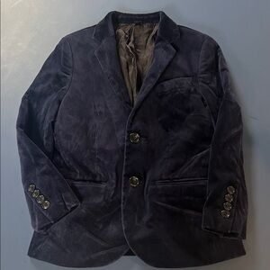 Crewcuts boys Navy Velvet Blazer